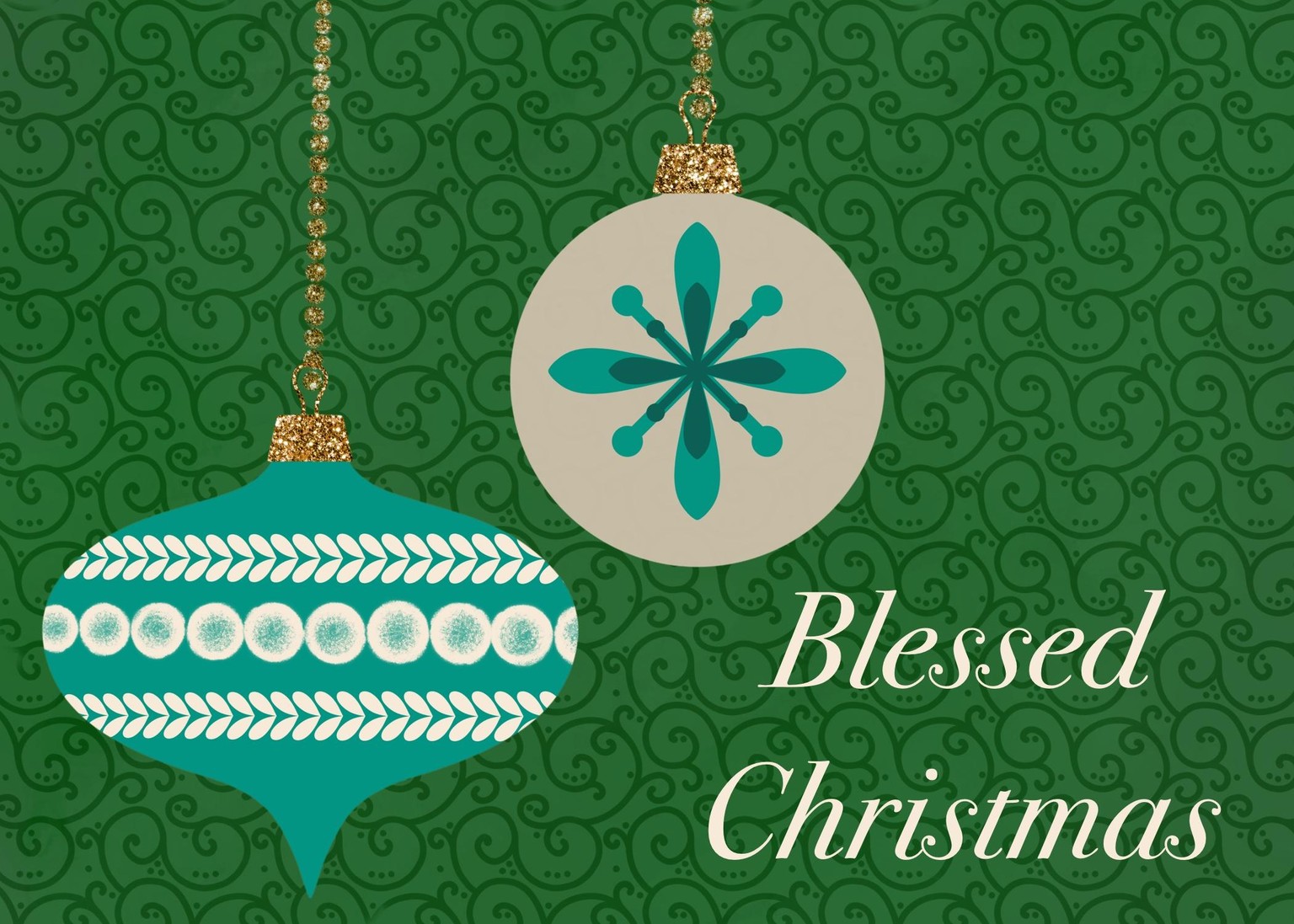 Christmas ornaments composition - image 1 - student project