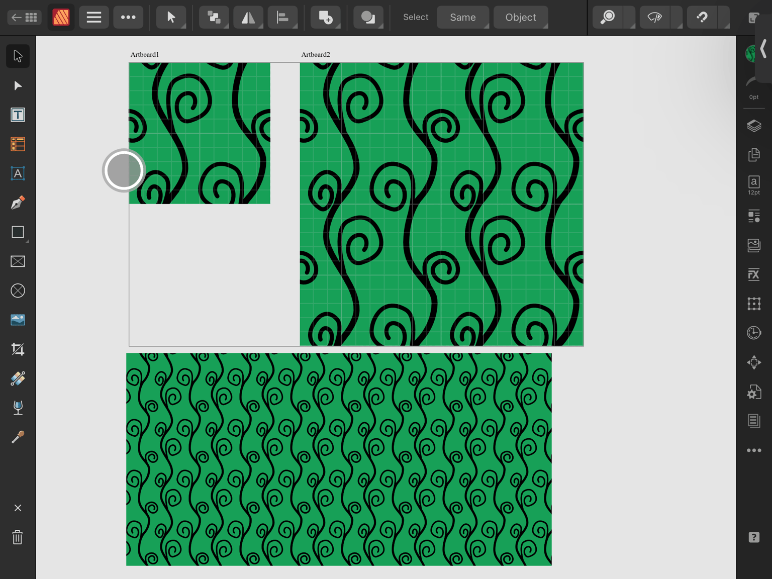 Efficiency using Affinity apps - image 2 - student project
