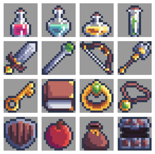 rpg item set - image 1 - student project