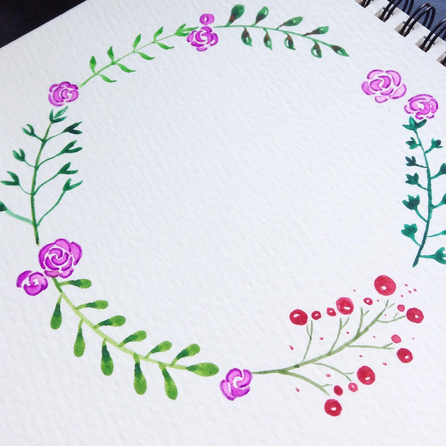 Floral wreath with cat - image 4 - student project