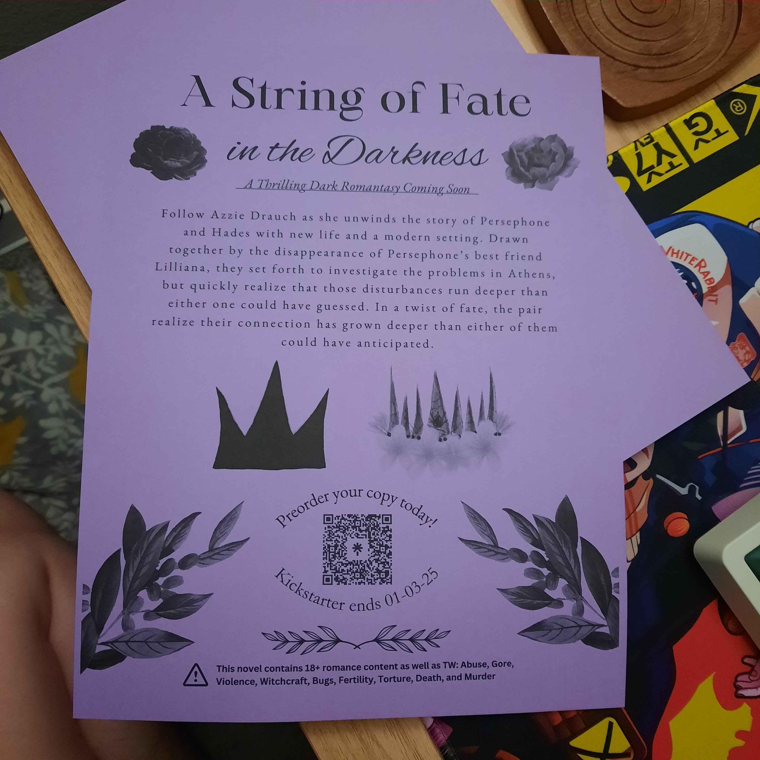 My Flyer Design for Azzie Drauch - image 3 - student project