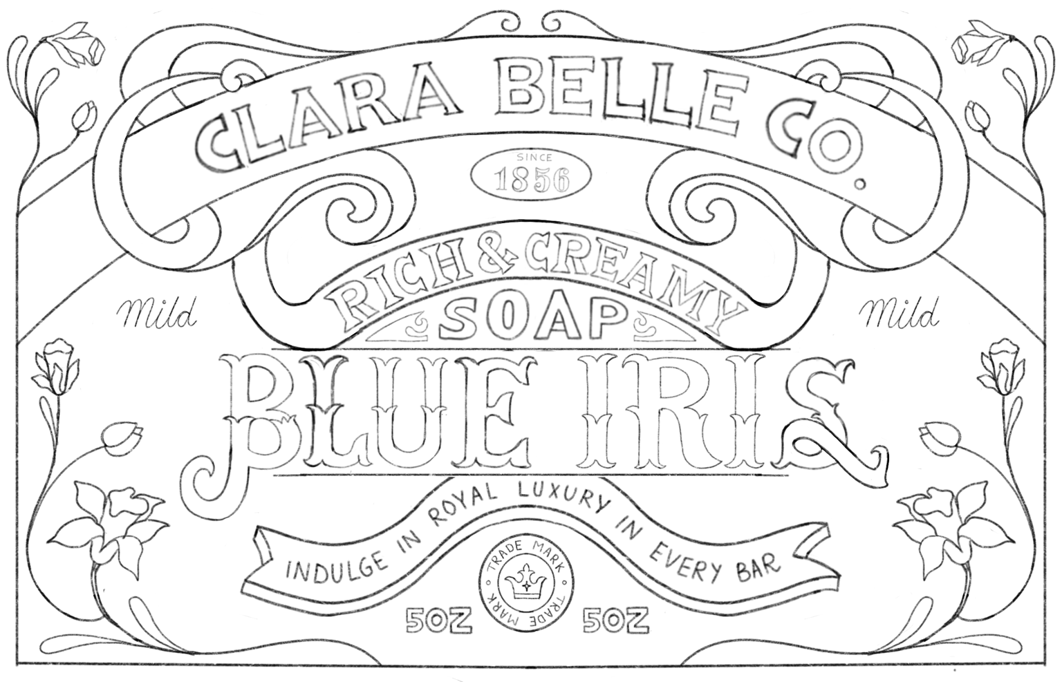 Vintage Soap Packaging Design - image 11 - student project