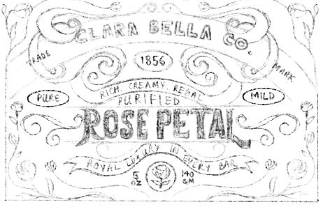 Vintage Soap Packaging Design - image 6 - student project