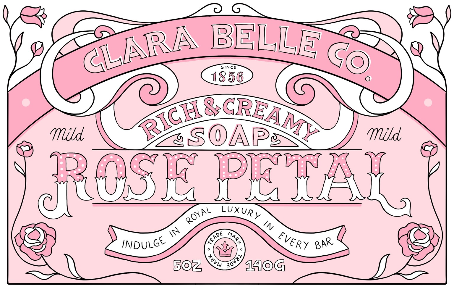Vintage Soap Packaging Design - image 15 - student project