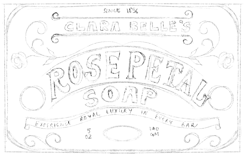 Vintage Soap Packaging Design - image 7 - student project