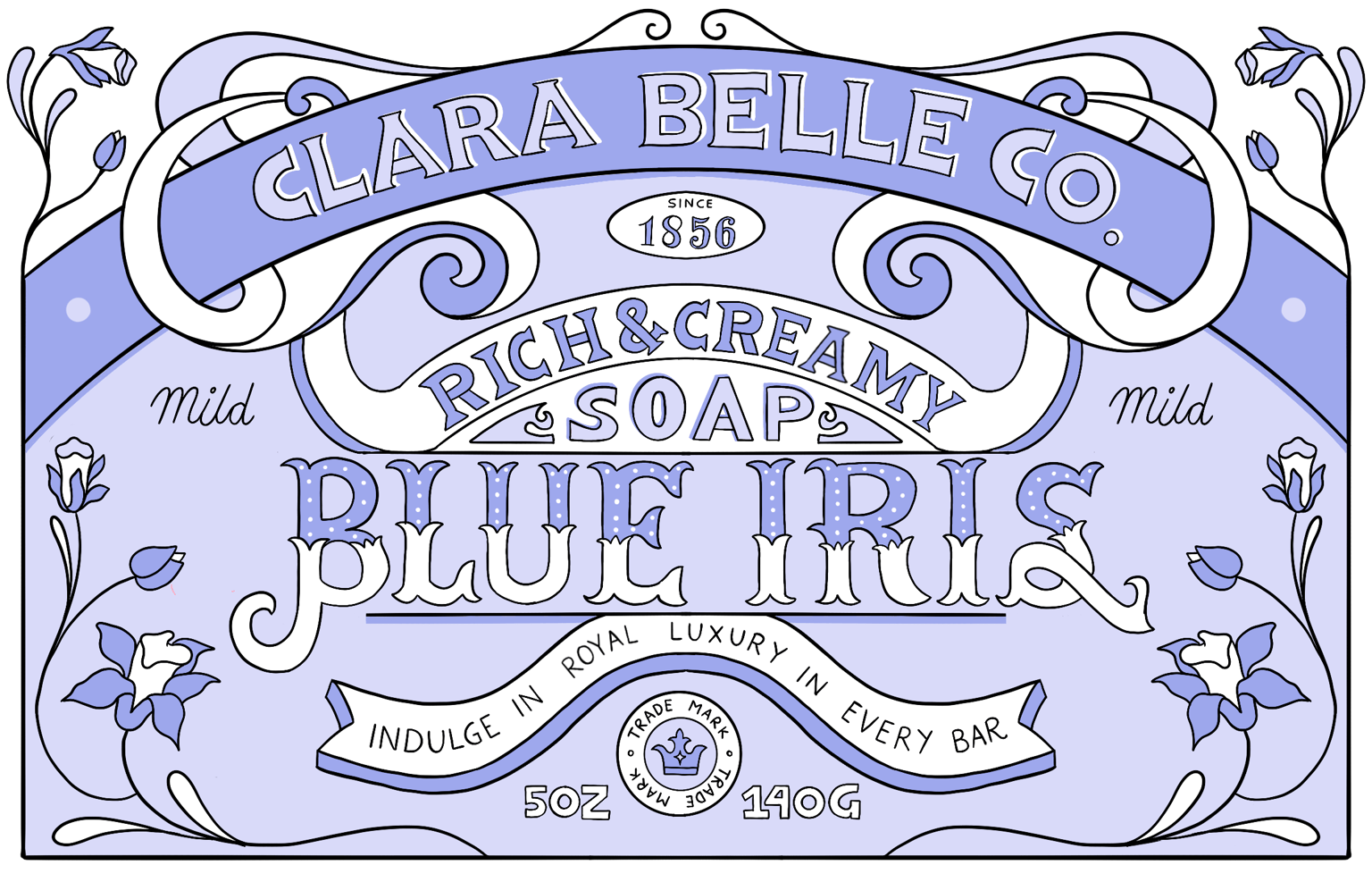 Vintage Soap Packaging Design - image 17 - student project