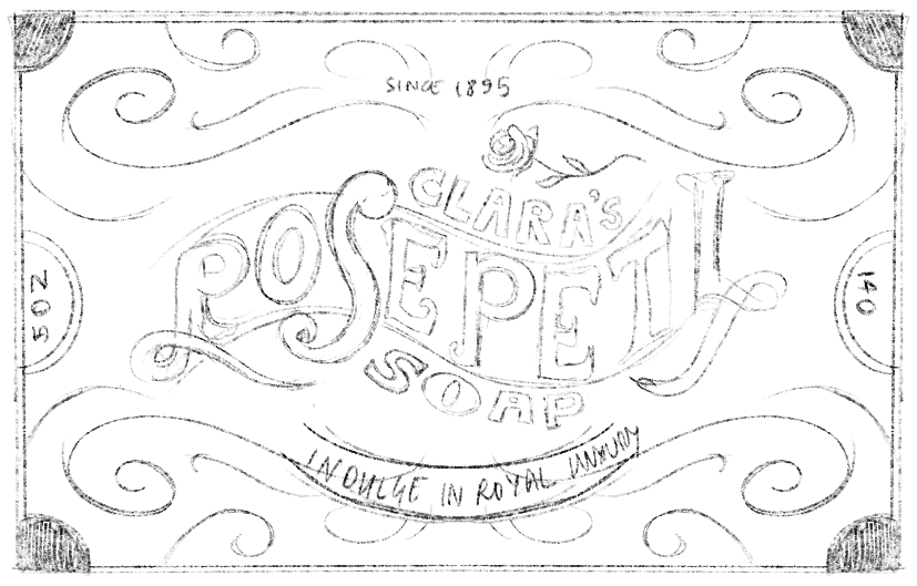 Vintage Soap Packaging Design - image 8 - student project