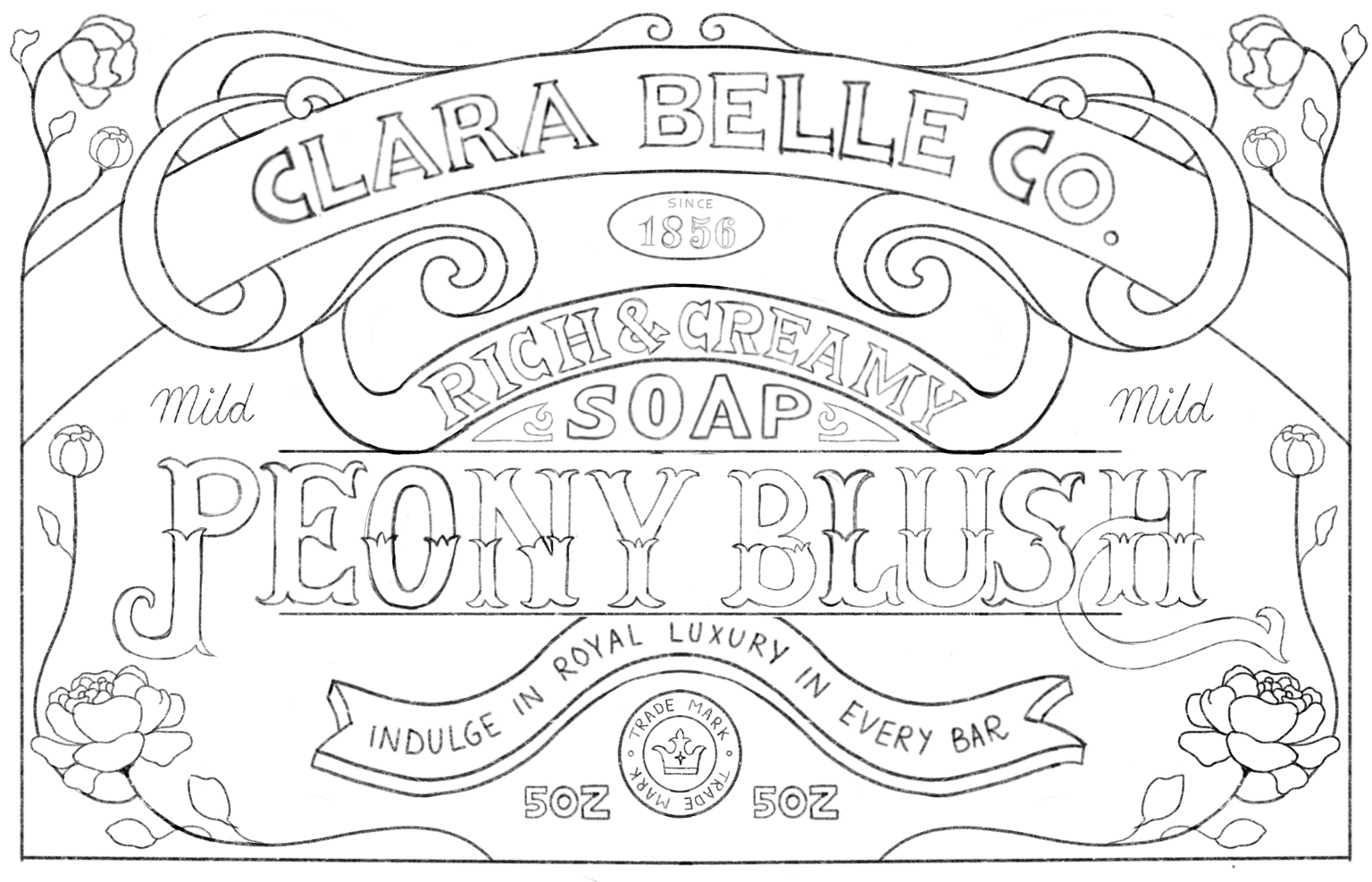 Vintage Soap Packaging Design - image 10 - student project