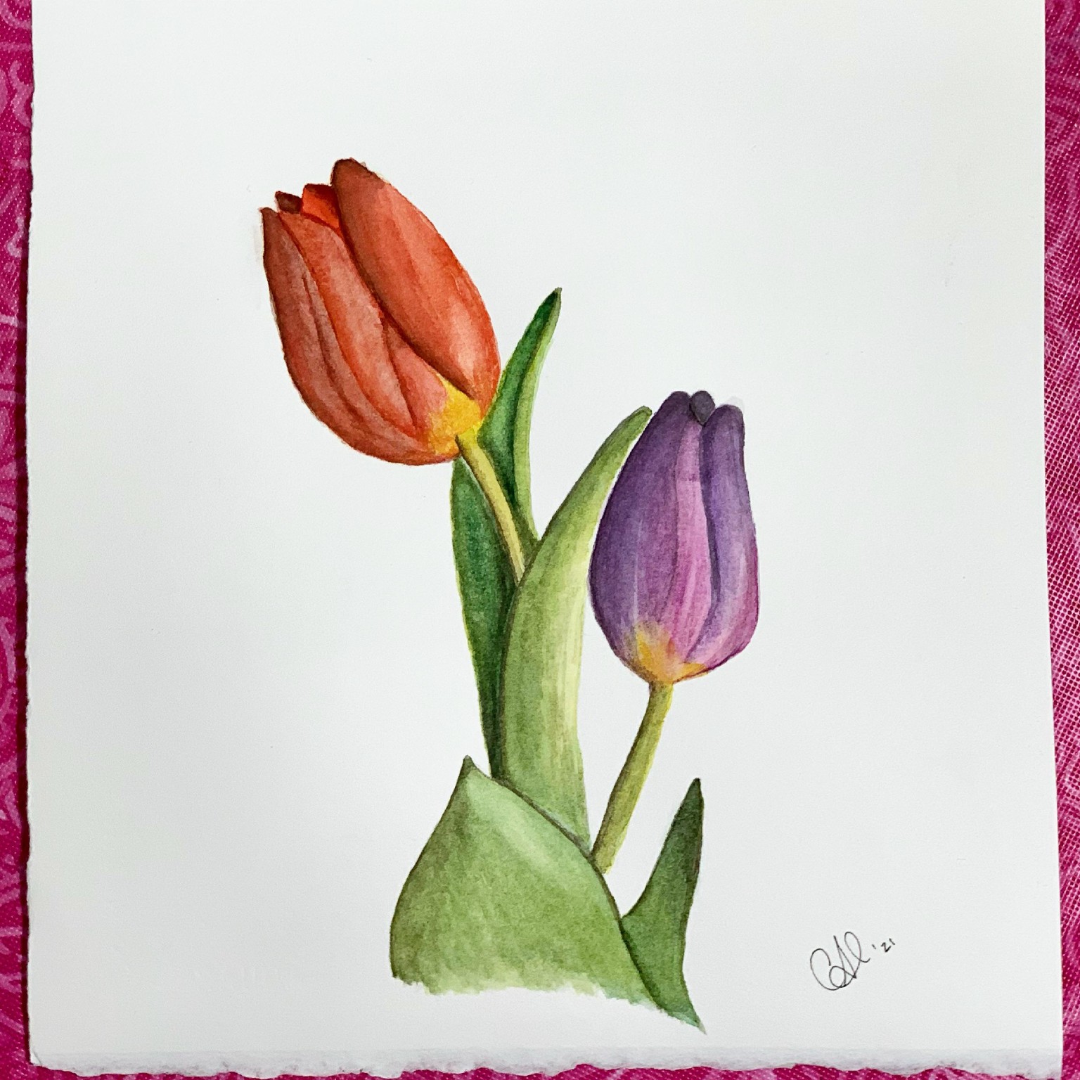 Beginner Tulips - image 1 - student project