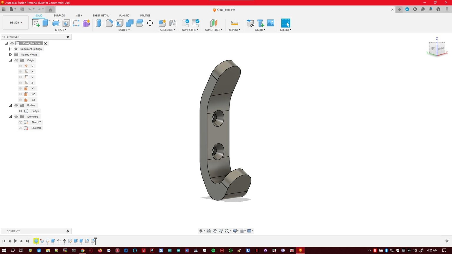 Better Coat Hook than my first attempt lol - image 1 - student project