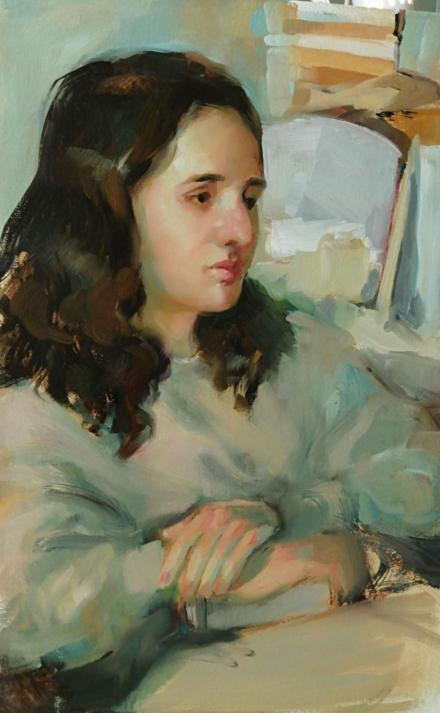 My sister's portrait - image 1 - student project
