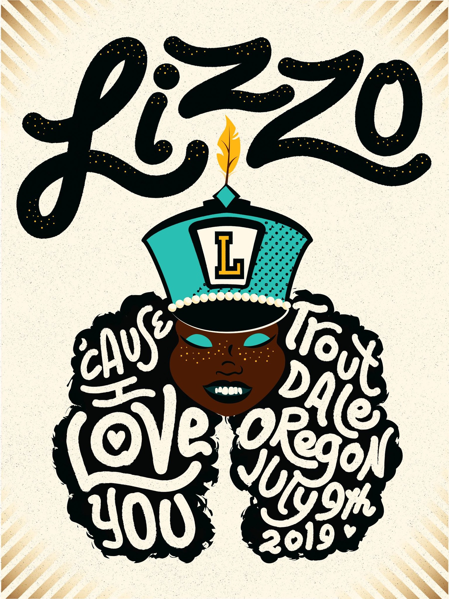 Lizzo Show Poster - image 2 - student project
