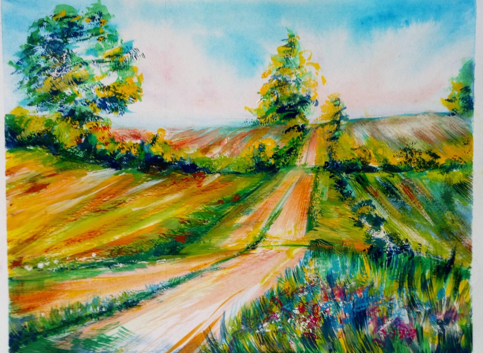 Landscape Painting Fundamentals Course - image 18 - student project