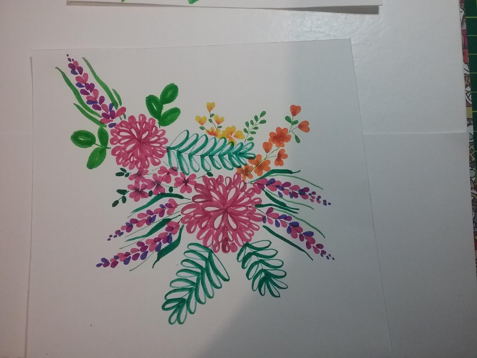 Flores con rotuladores - image 1 - student project