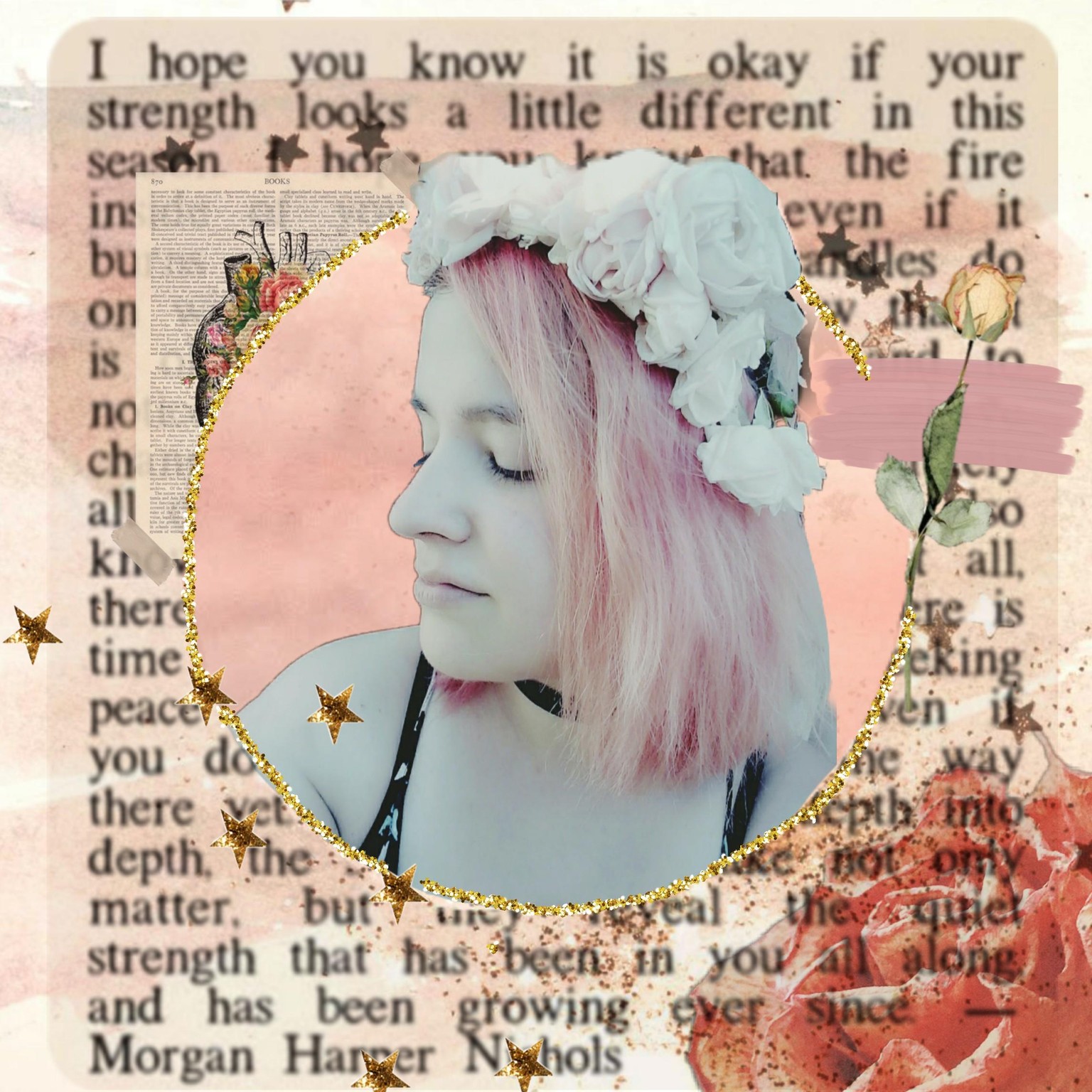 Collage with stickers - image 1 - student project