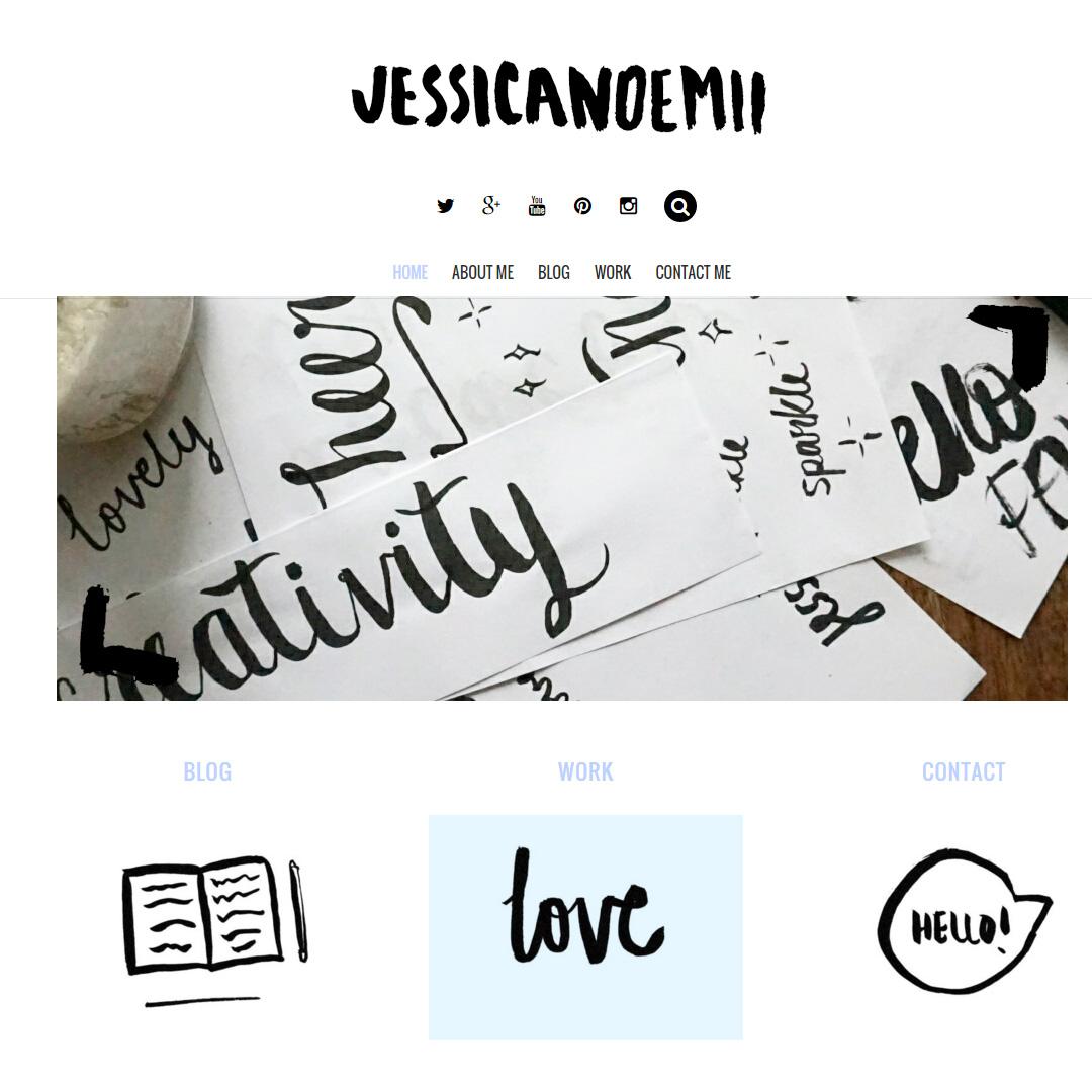 Jessicanoemii.com - image 1 - student project