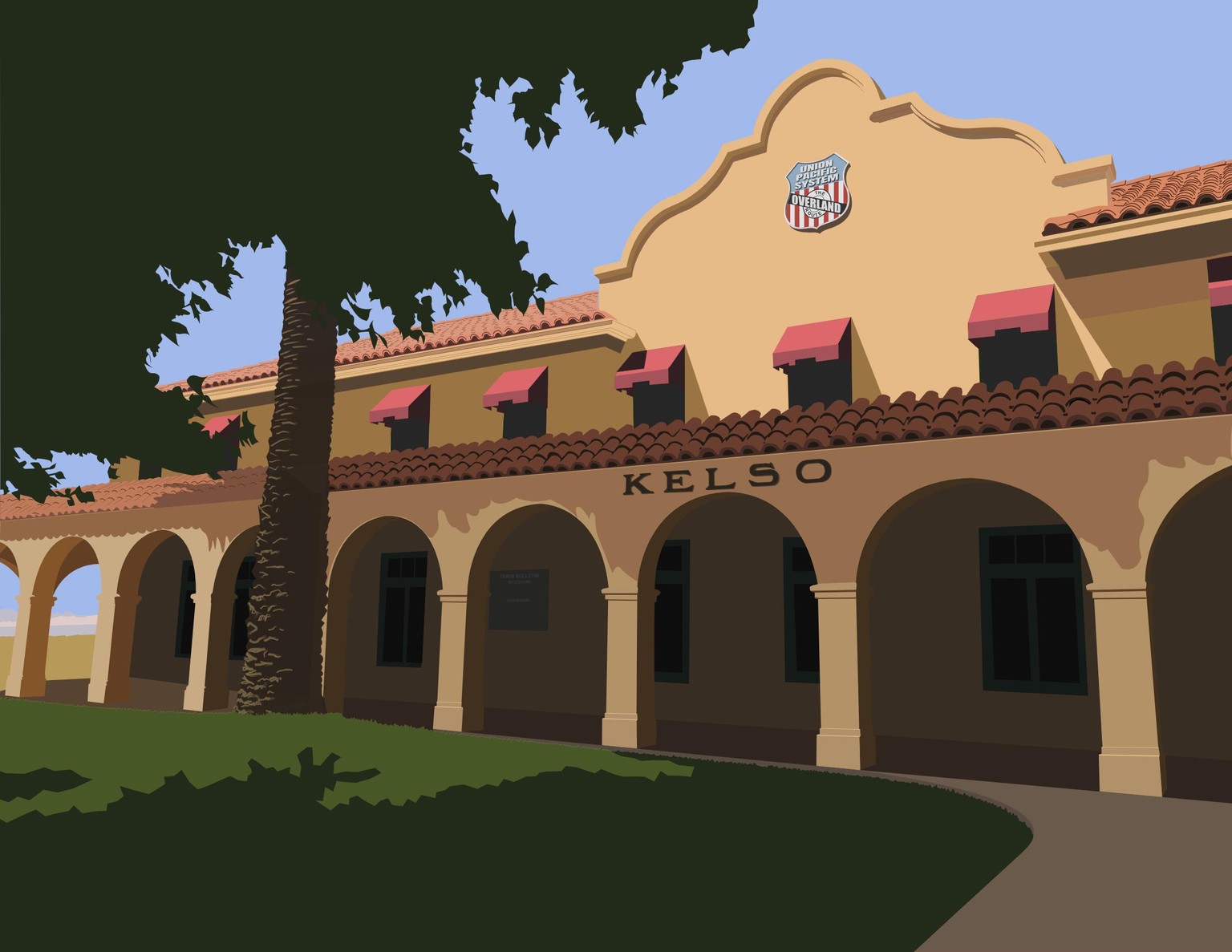 Balboa Park retro poster Version 2 - image 1 - student project