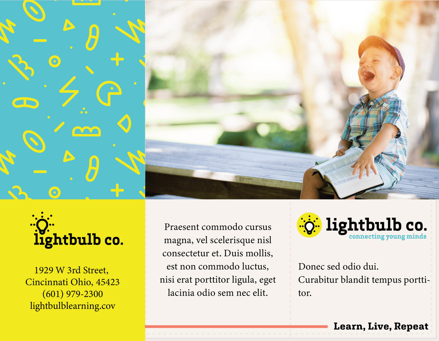 LightBulb Co Brochure - image 1 - student project