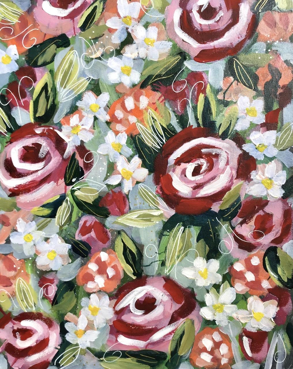 Roses pattern - image 2 - student project