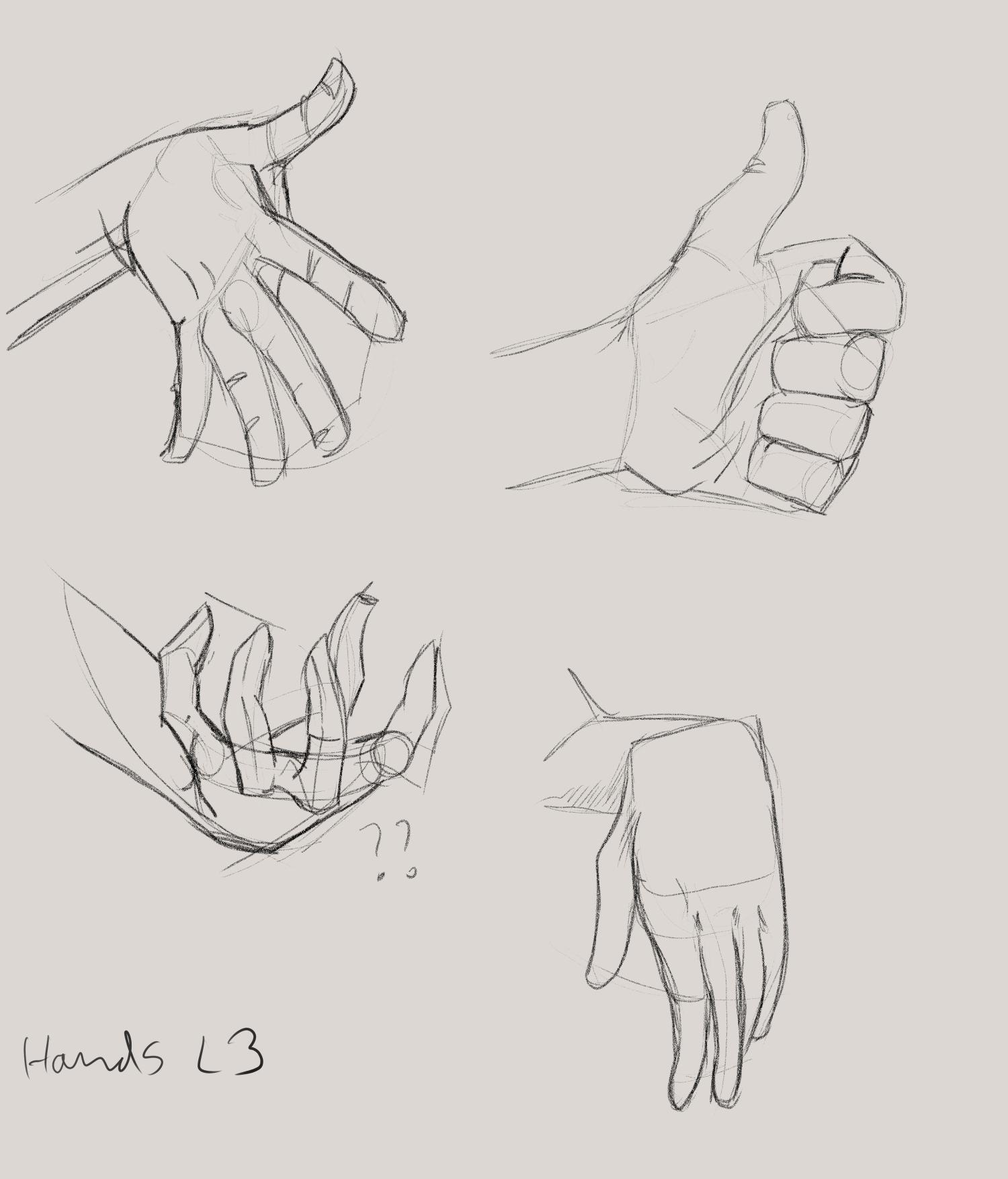 Drawing Great Hands - One Line at a Time (1-4) - image 4 - student project