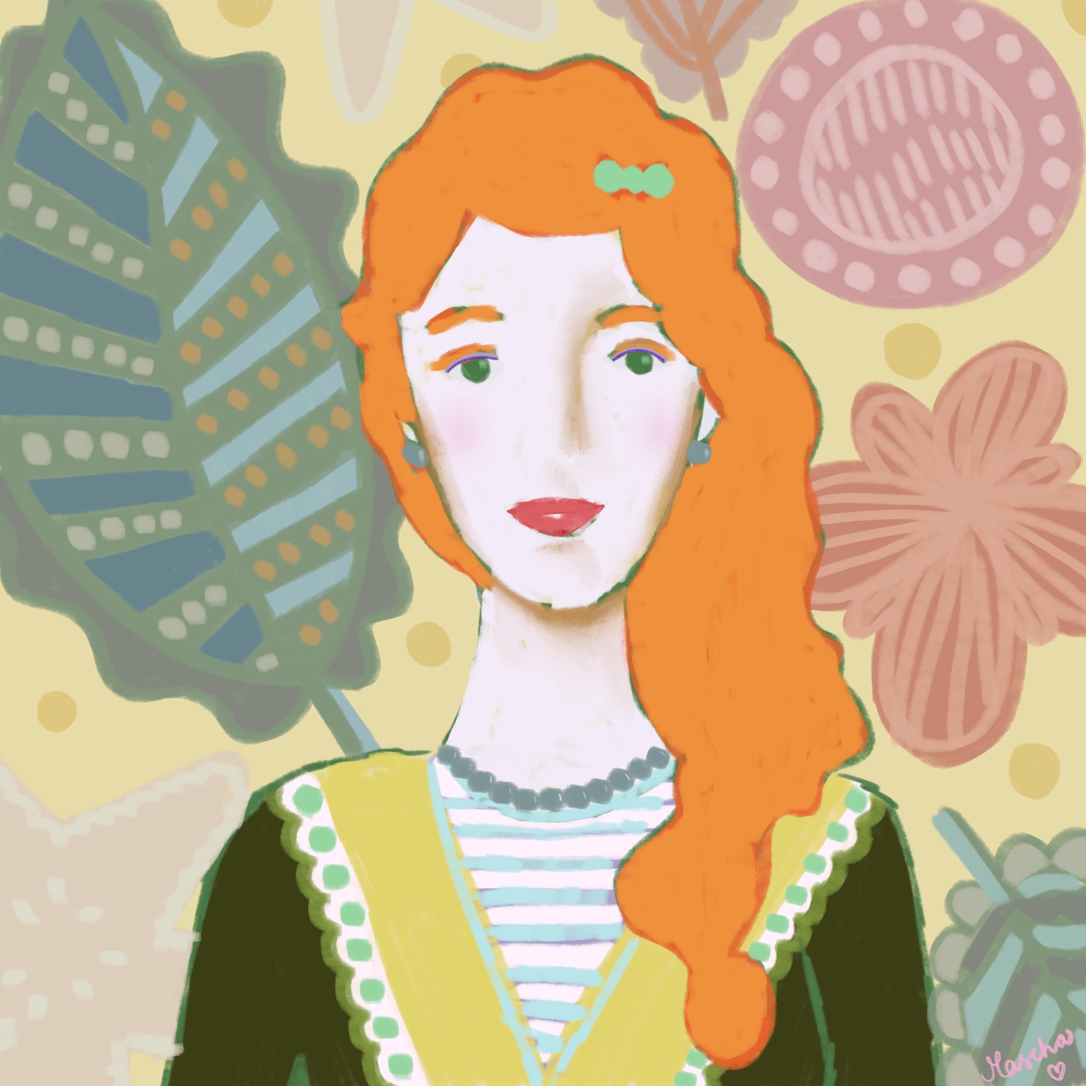 Character and florals - image 1 - student project