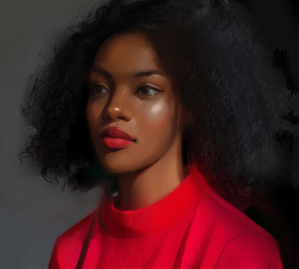 Portrait Drawings and Paintings - image 10 - student project