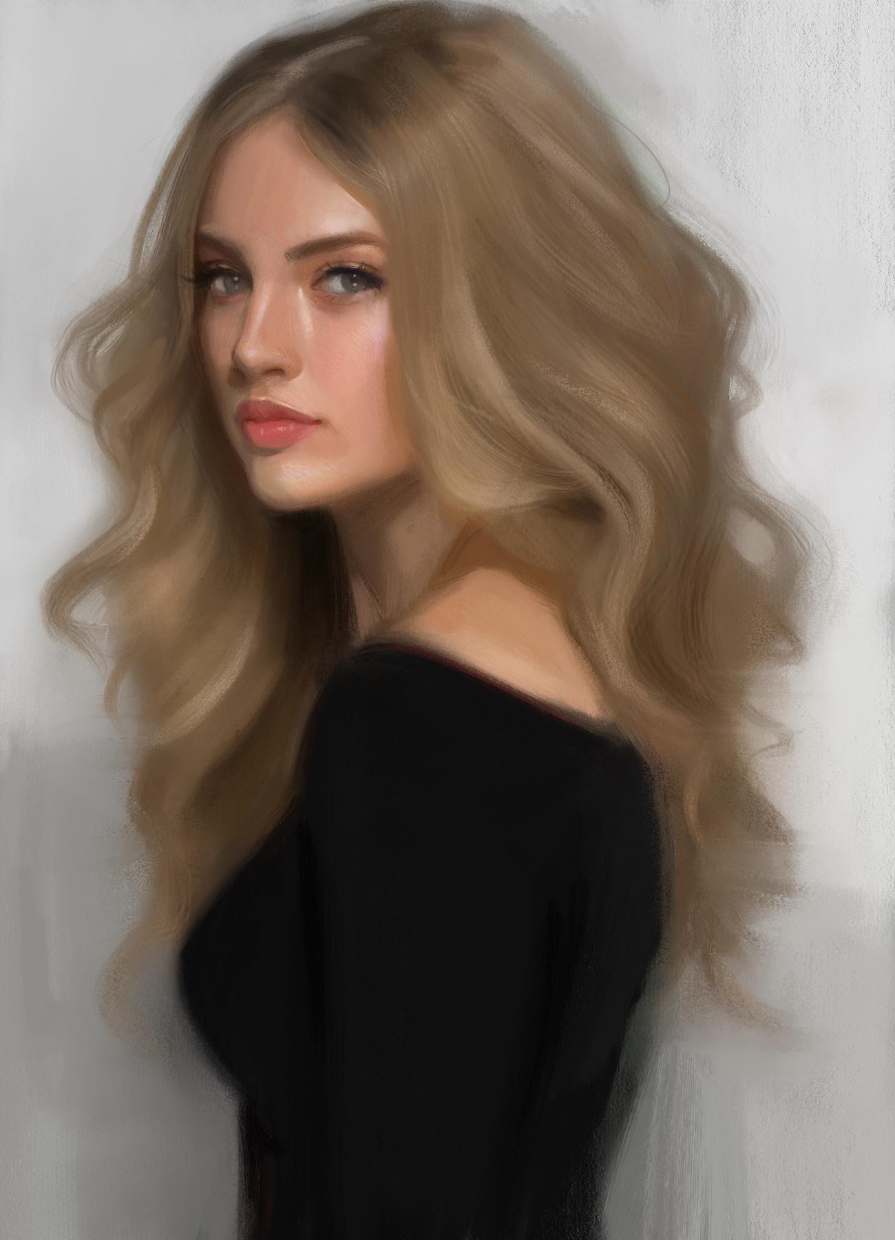 Portrait Drawings and Paintings - image 7 - student project