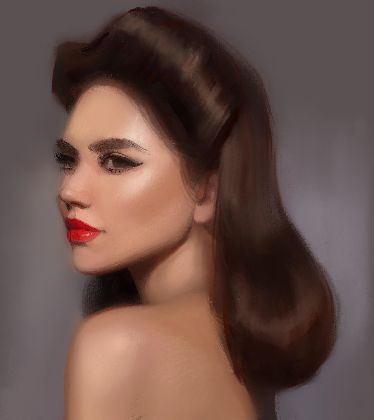 Portrait Drawings and Paintings - image 2 - student project