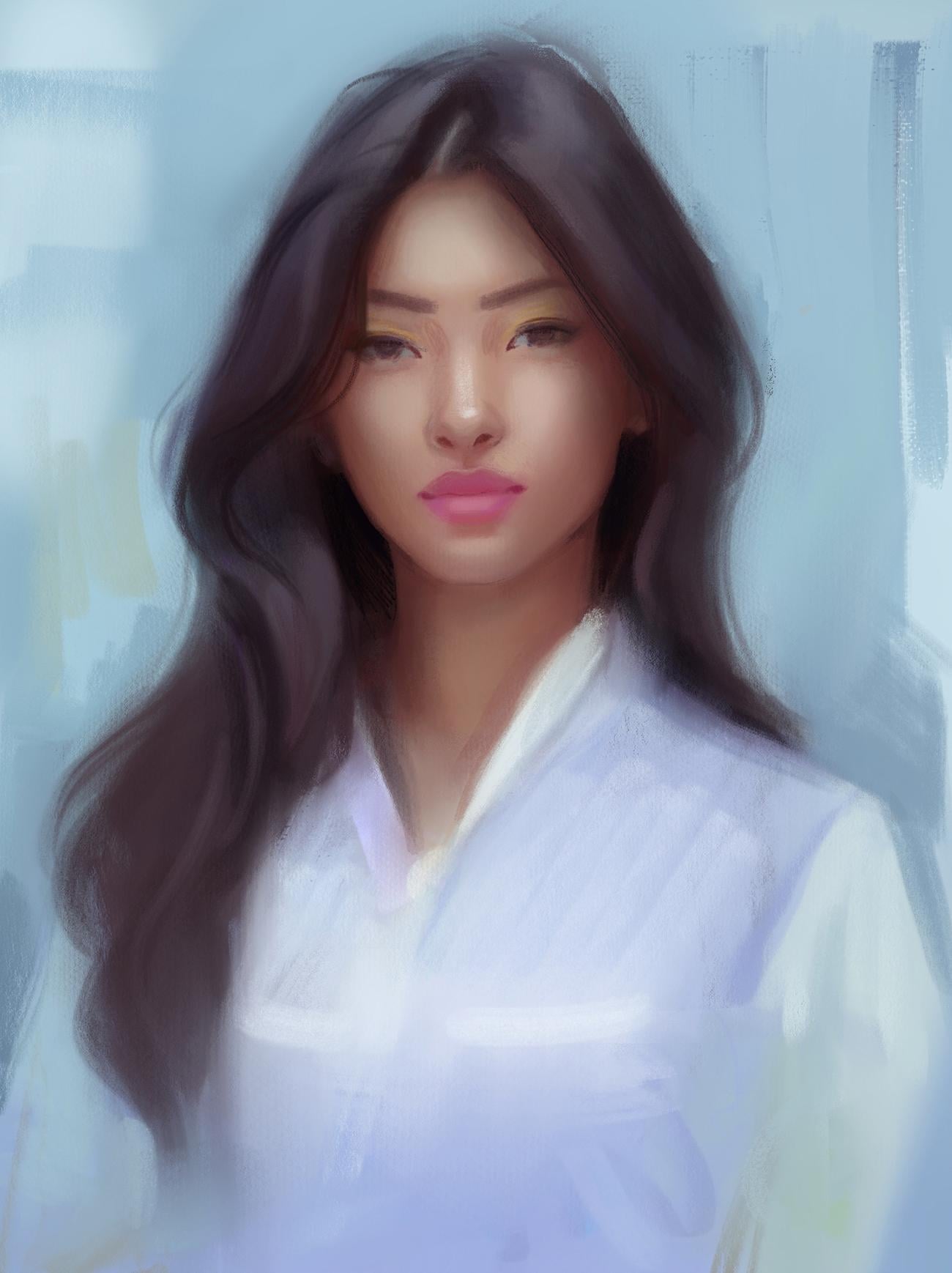 Portrait Drawings and Paintings - image 5 - student project