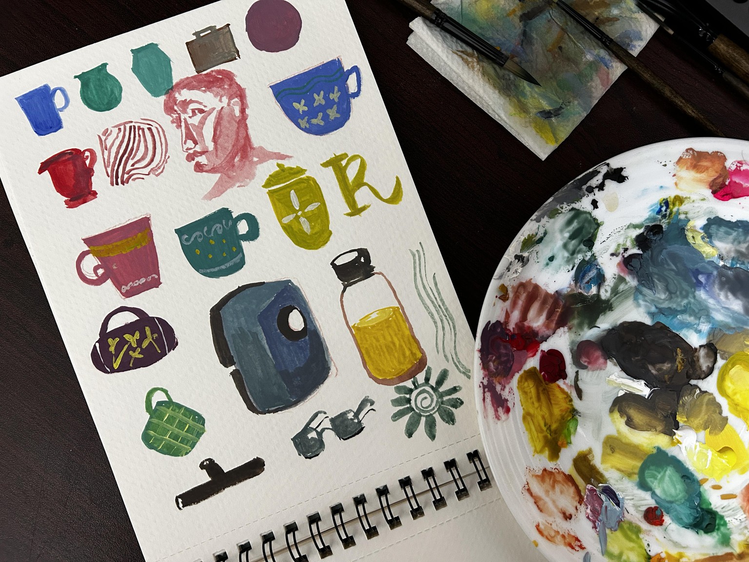 Gouache Practise - image 1 - student project