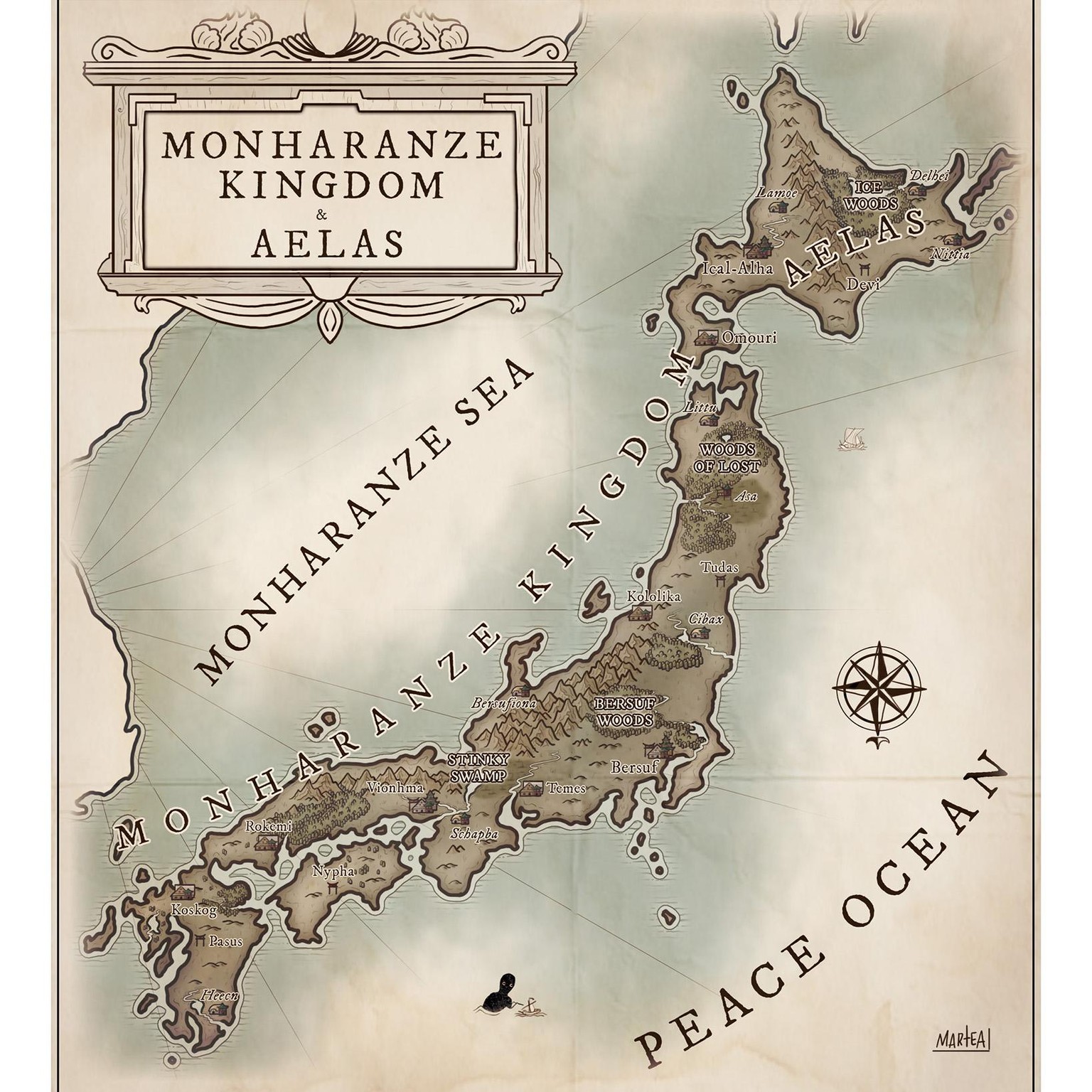 Fantasy Map - image 1 - student project