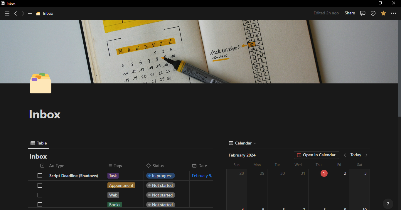 Inbox - image 1 - student project