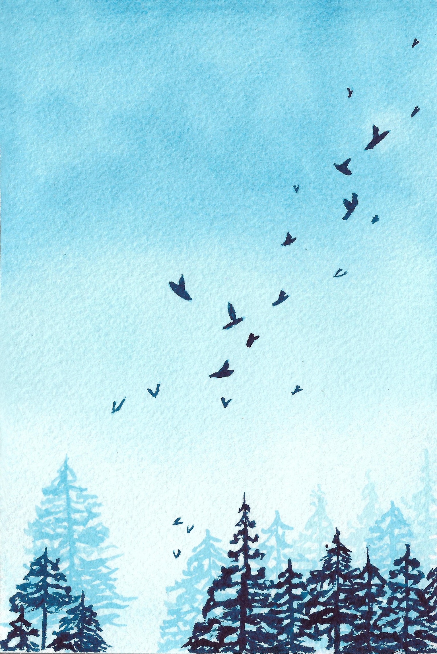 Serene Landscapes in Watercolor - image 4 - student project