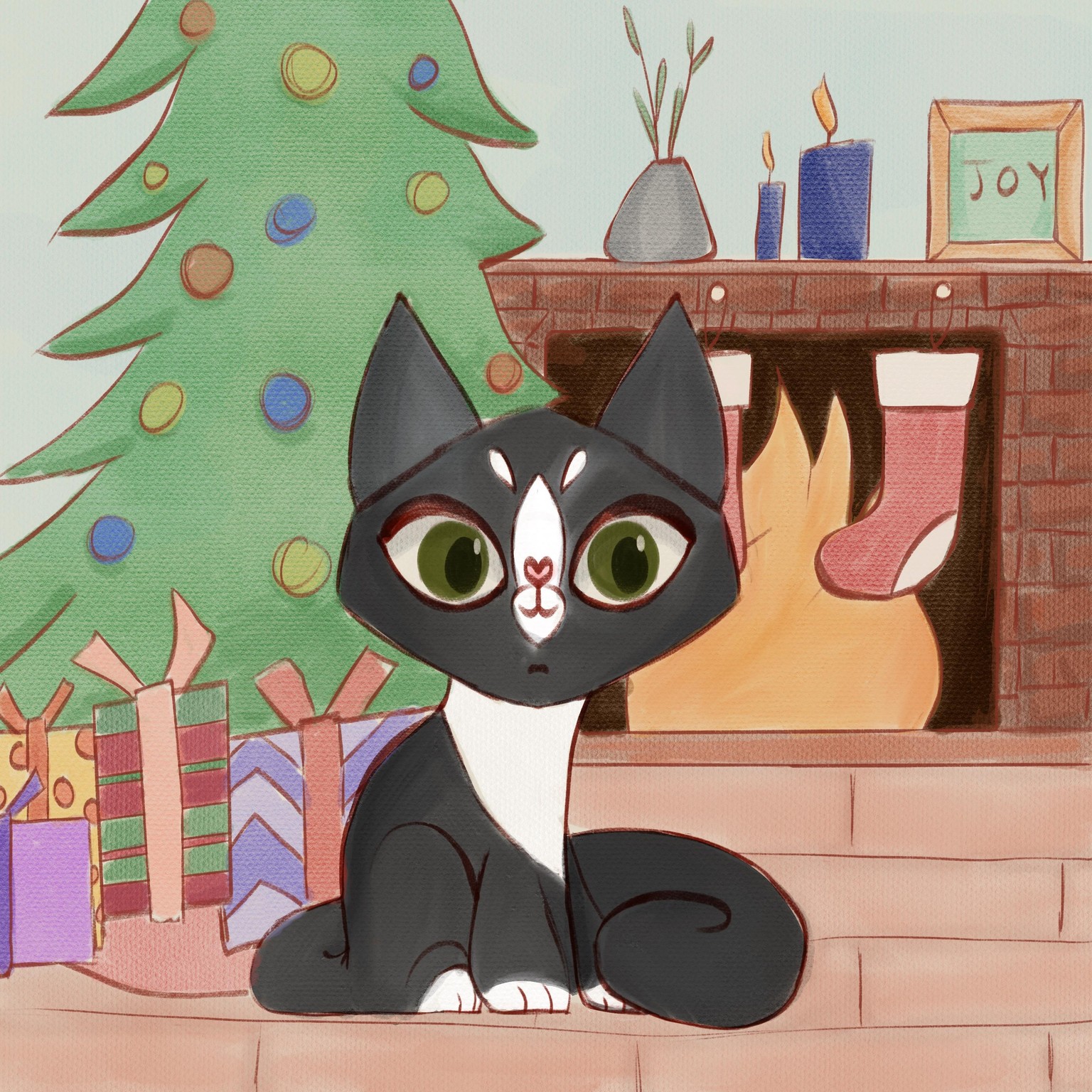 Christmas Kitty - image 1 - student project