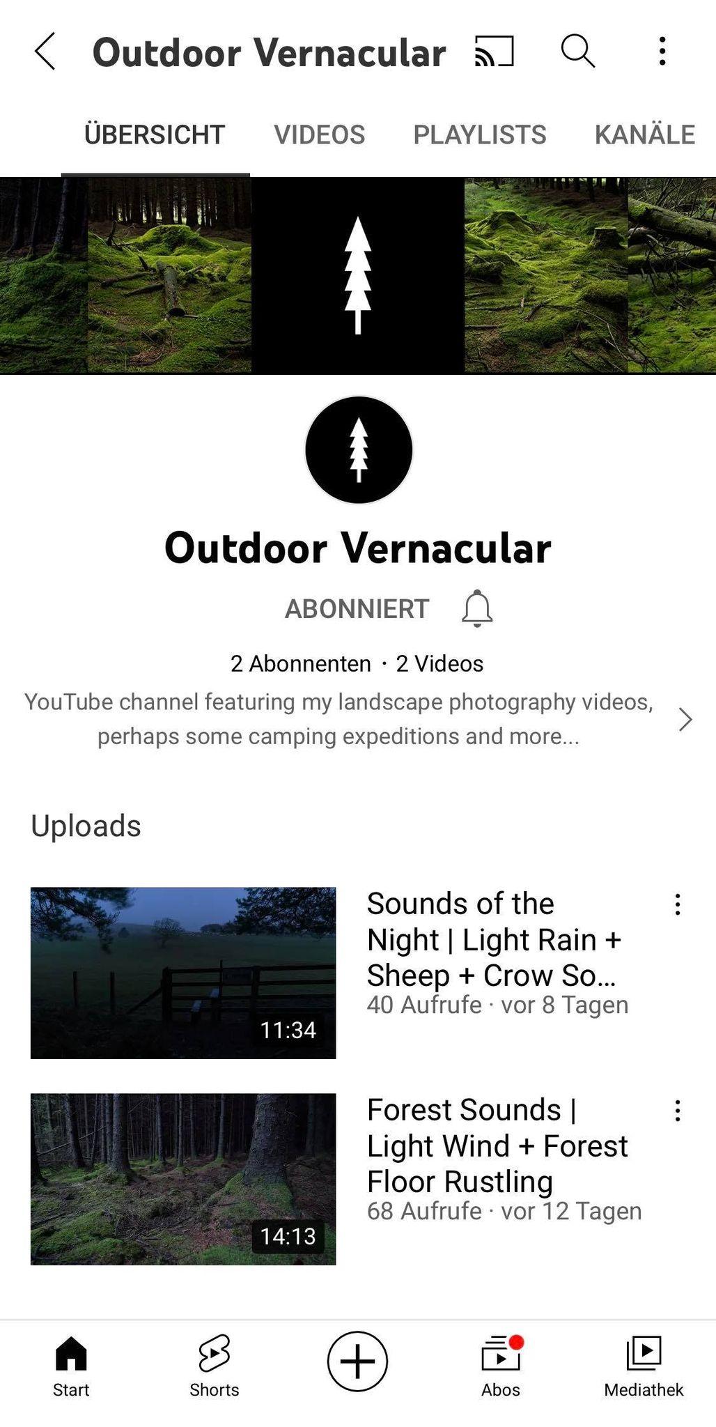 Outdoor Vernacular - YouTube Banner - image 1 - student project