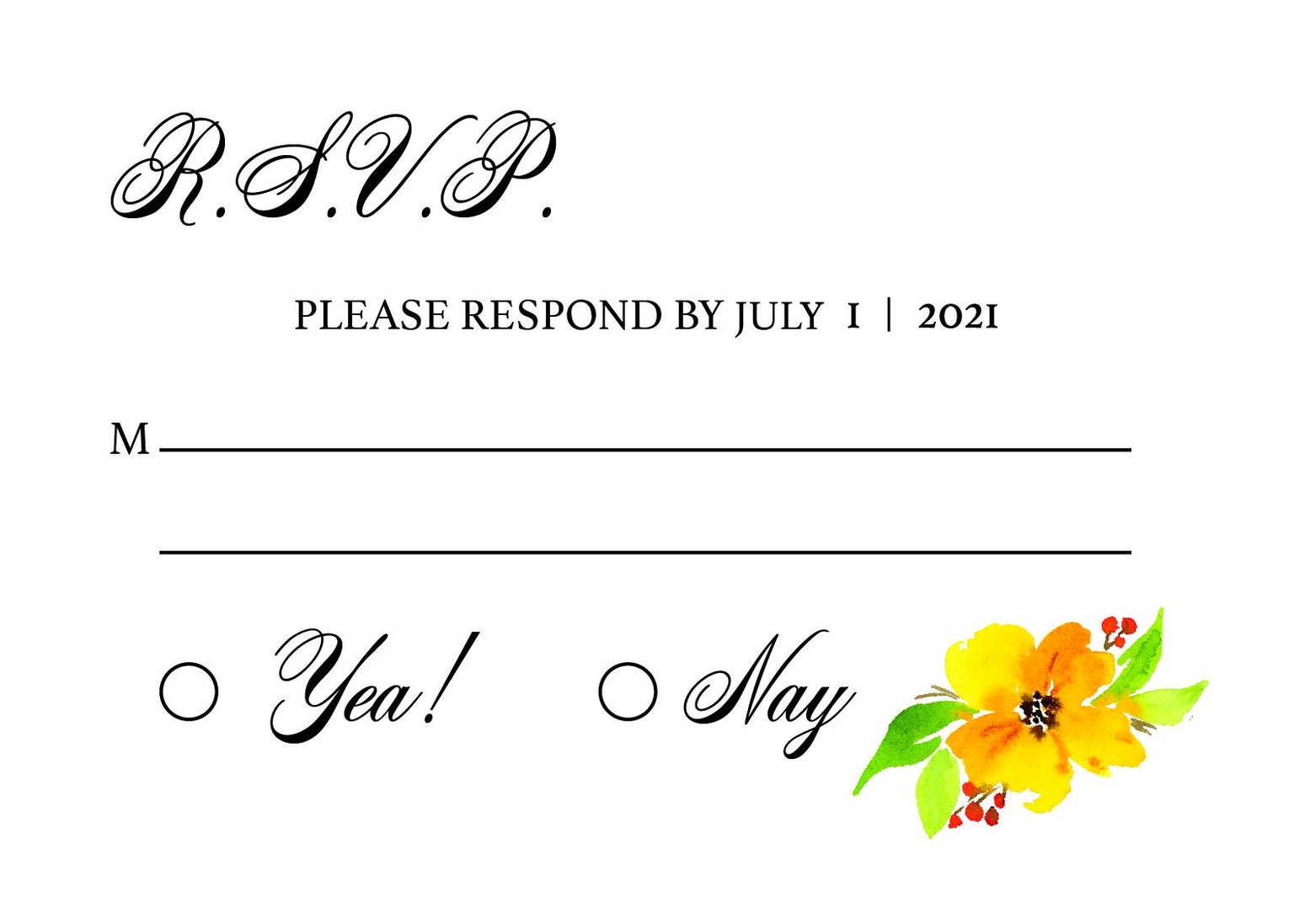 Wedding Invitation - image 2 - student project