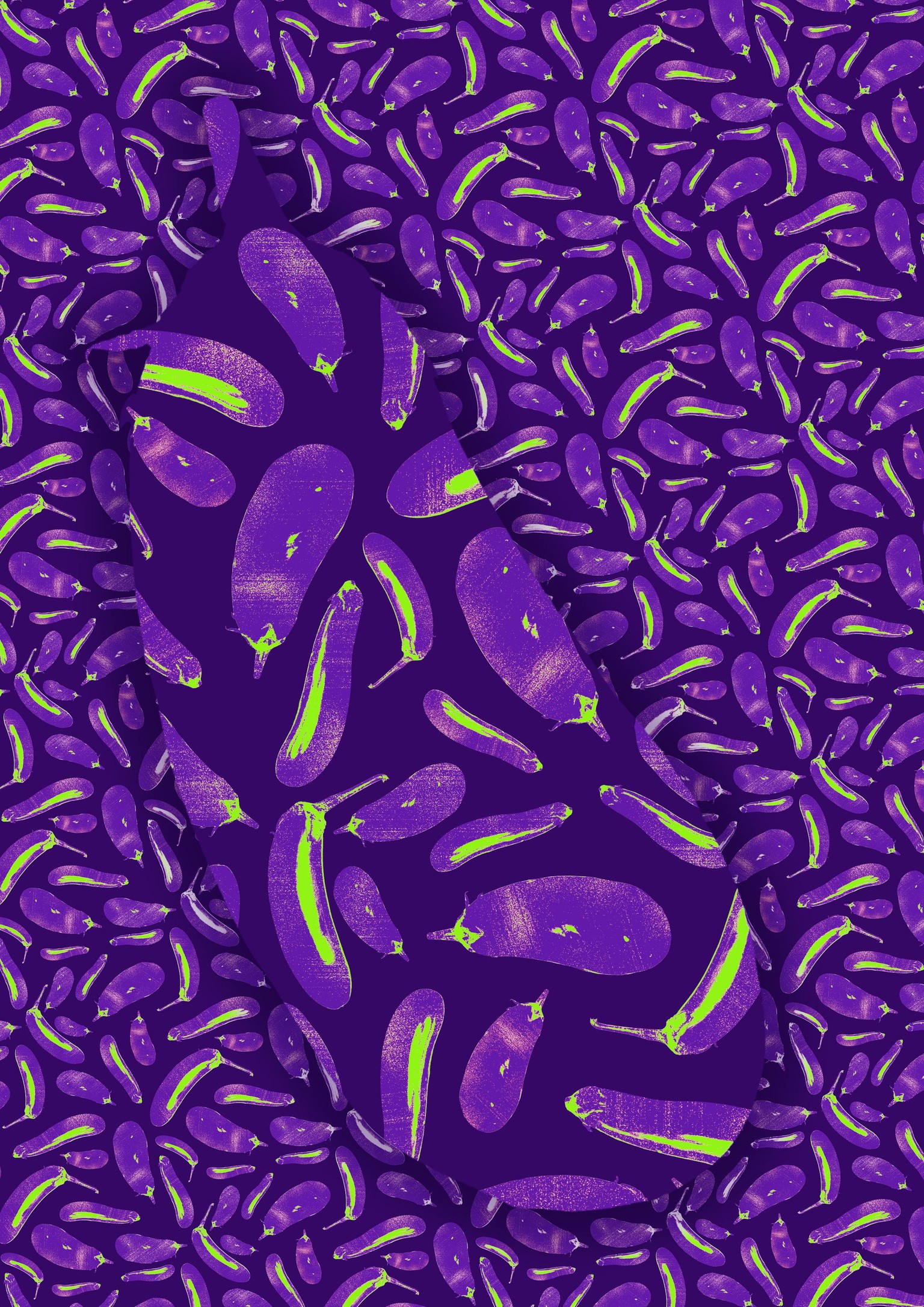 Aubergine Pattern - image 1 - student project
