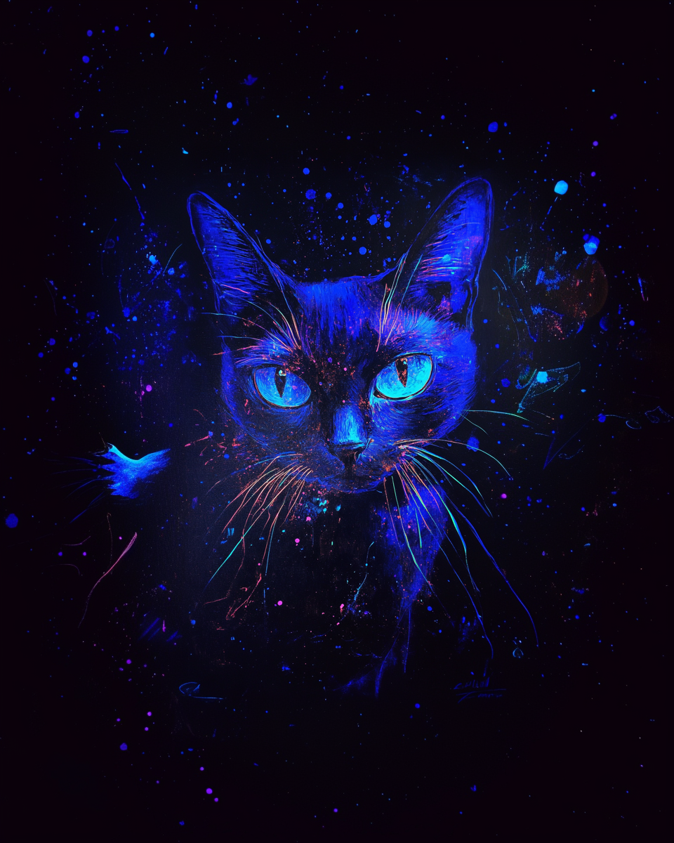 Midjourney AI – Unique Kitty and Goldfish - image 2 - student project