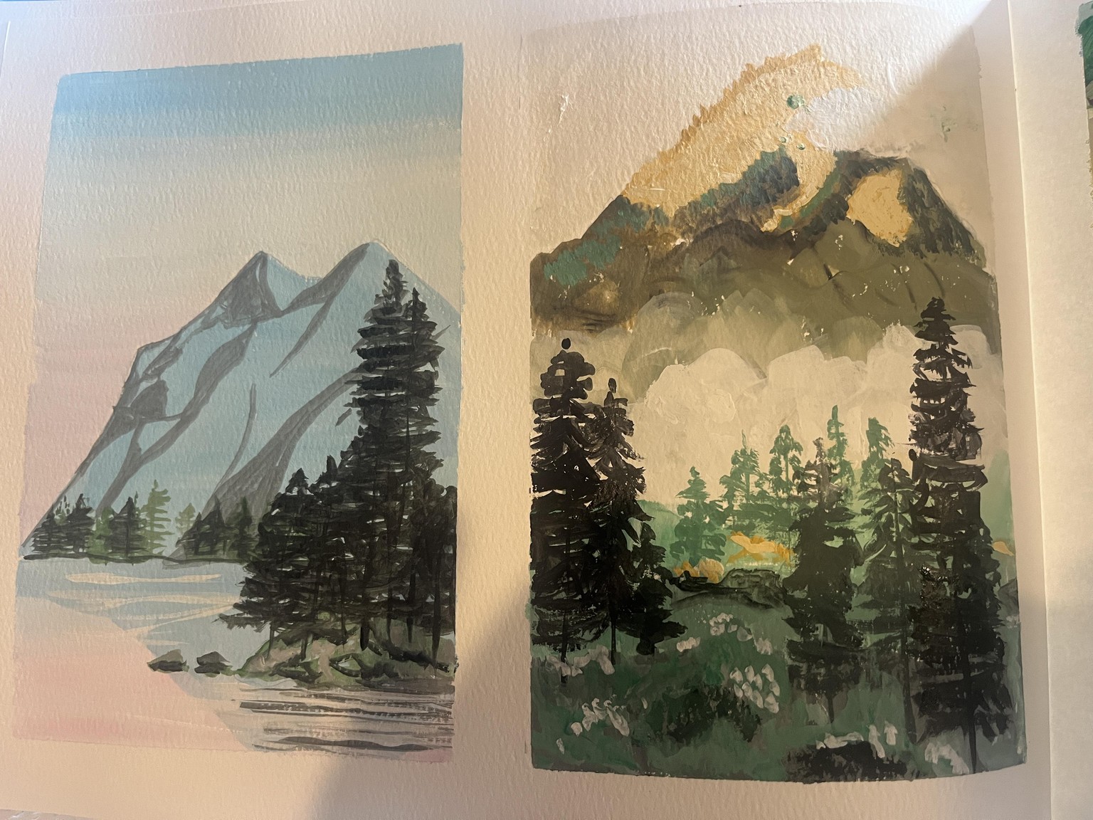 8 mountain scenes - image 2 - student project