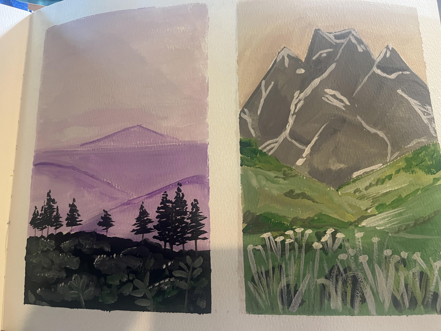 8 mountain scenes - image 4 - student project