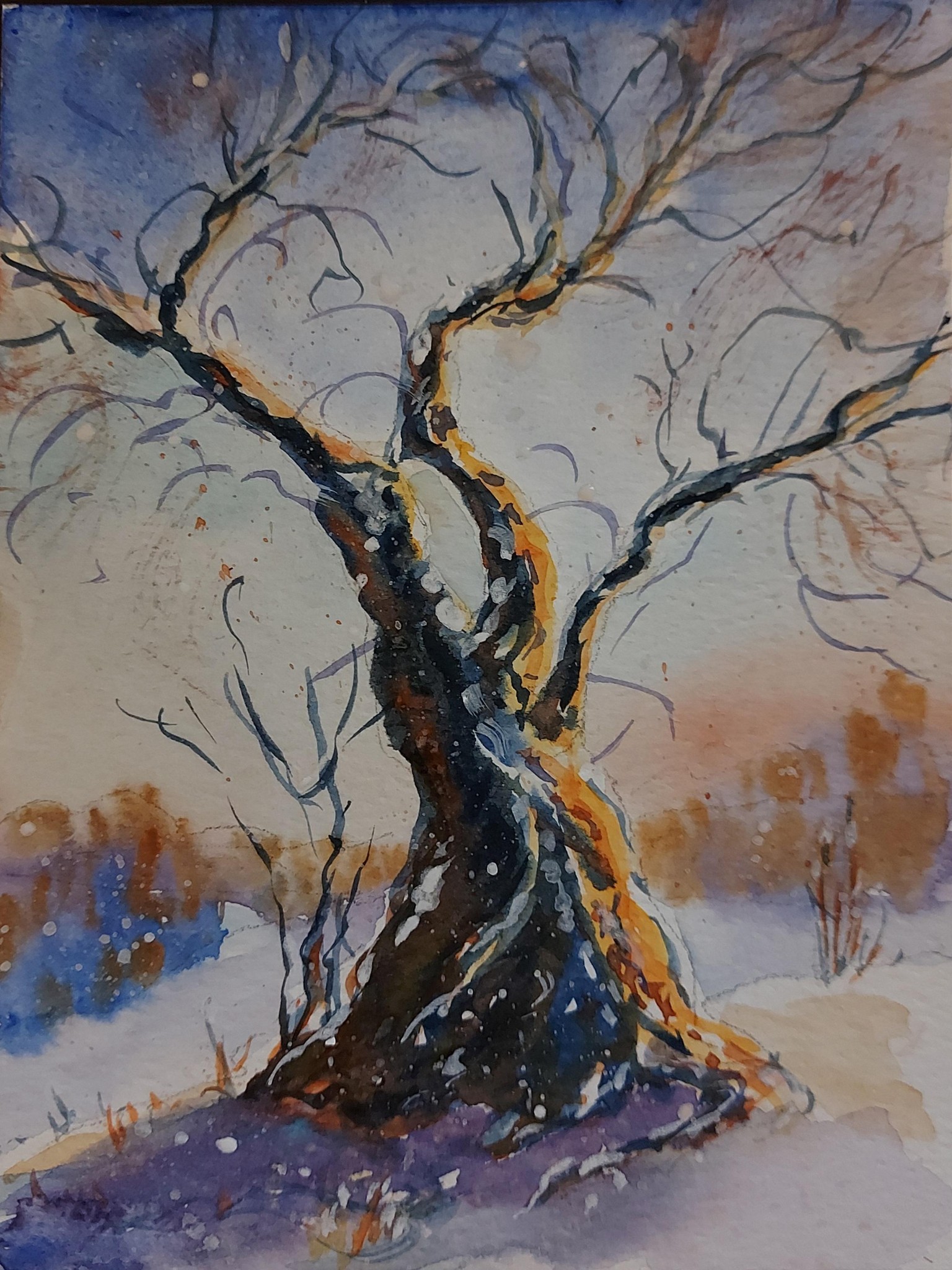 Watercolor Landscape - A Simple Art Challenge for 14 days - image 9 - student project