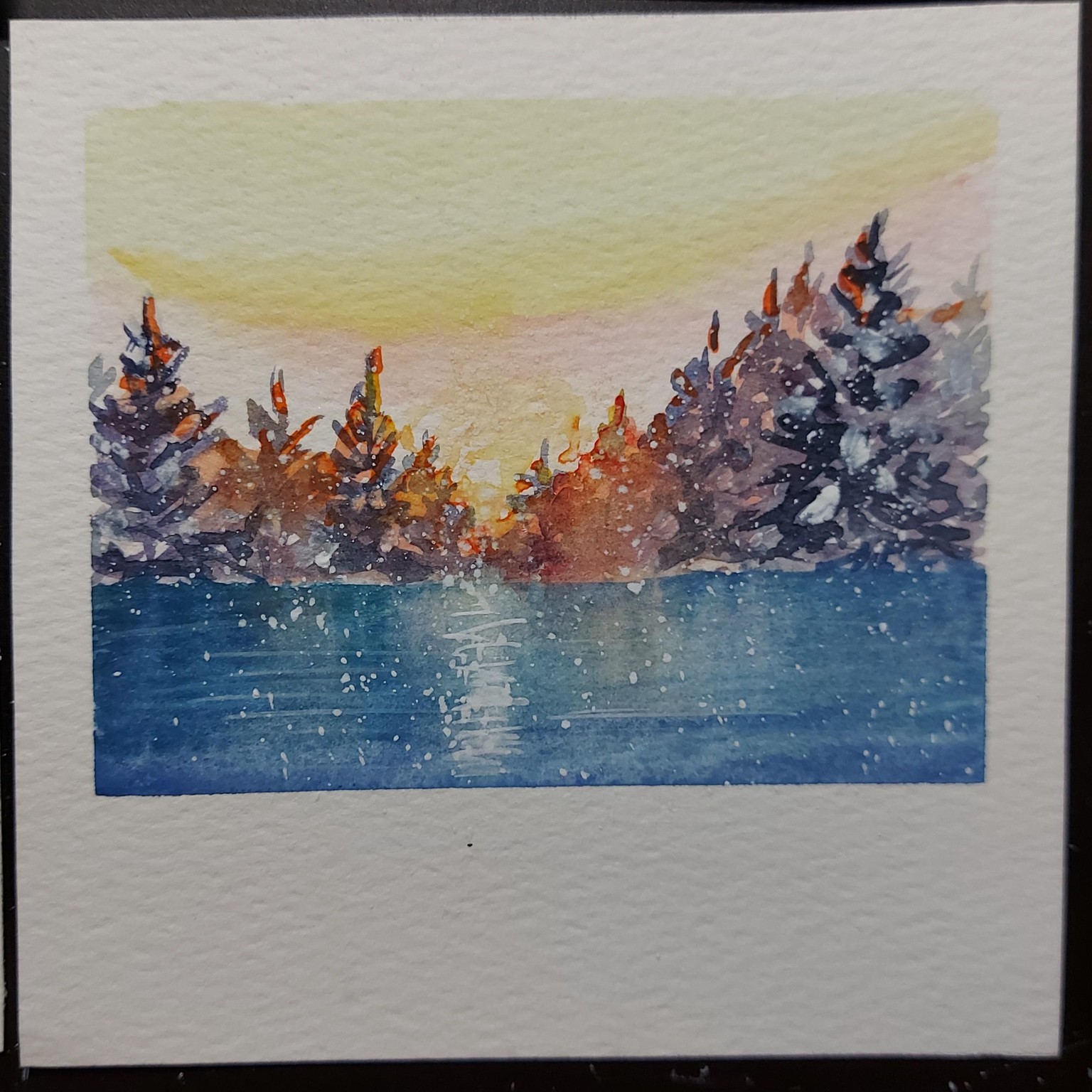 Winter Polaroids: Simple Watercolor Landscapes for Beginners - image 6 - student project