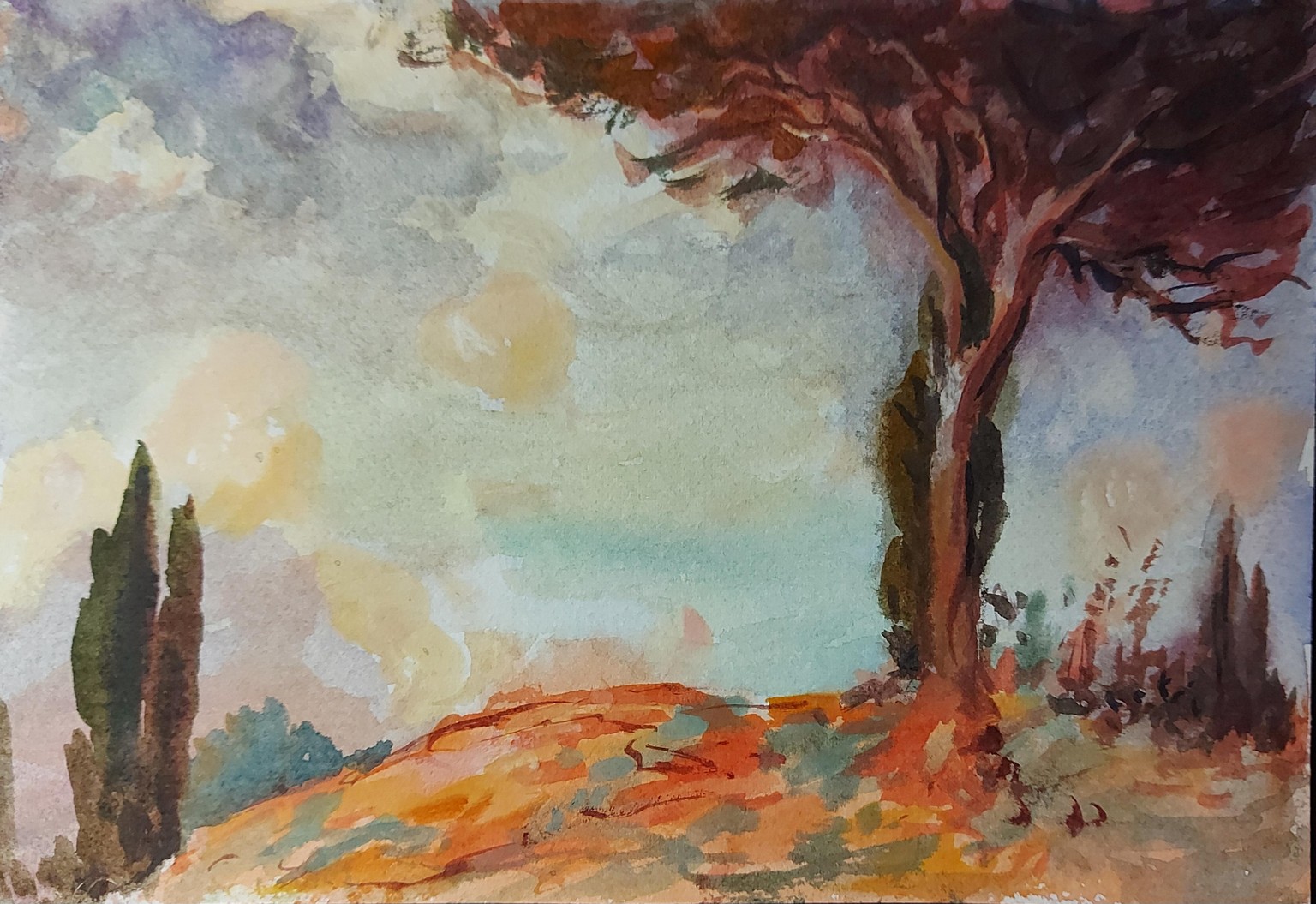 Let’s Mix Our Own Watercolor Pastels: Warm Colors - image 4 - student project