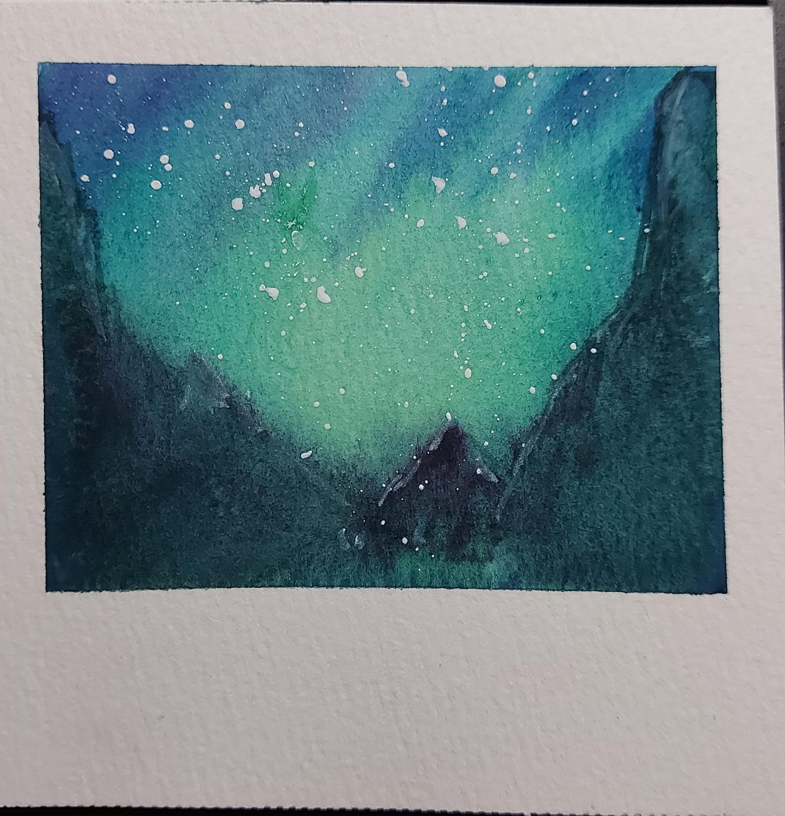 Winter Polaroids: Simple Watercolor Landscapes for Beginners - image 2 - student project