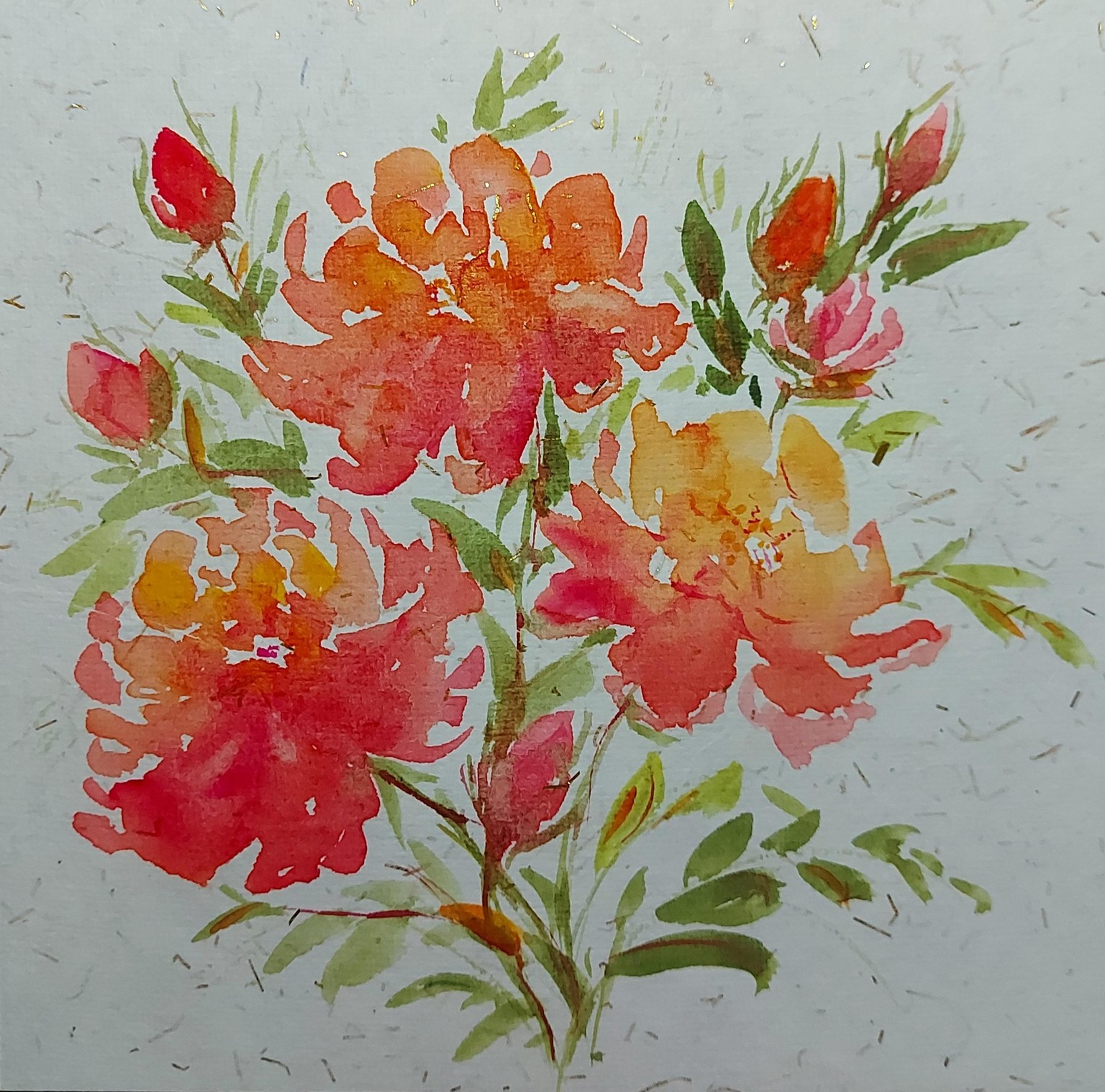 Master Your Brushstrokes in Watercolors: Paint Roses - image 7 - student project