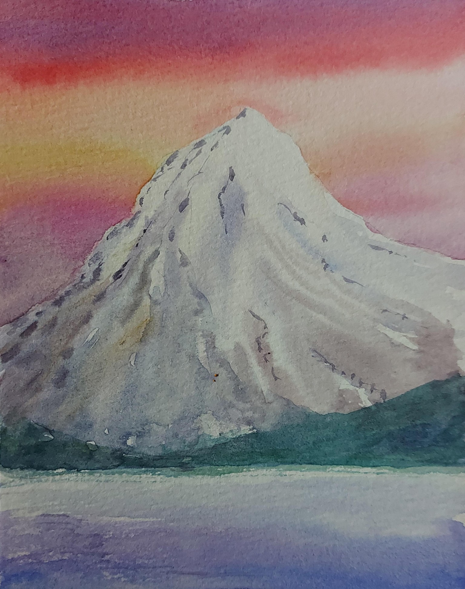 Watercolor Landscape - A Simple Art Challenge for 14 days - image 1 - student project