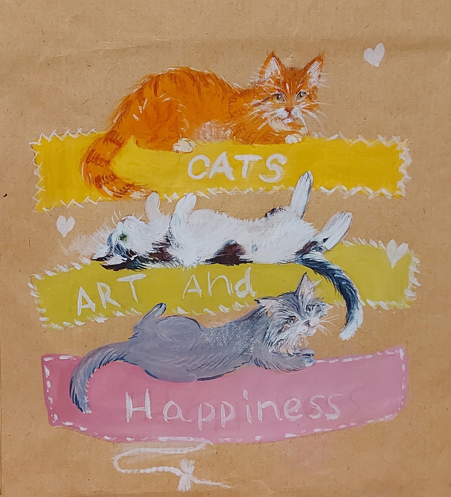 Cats and flowers - image 2 - student project