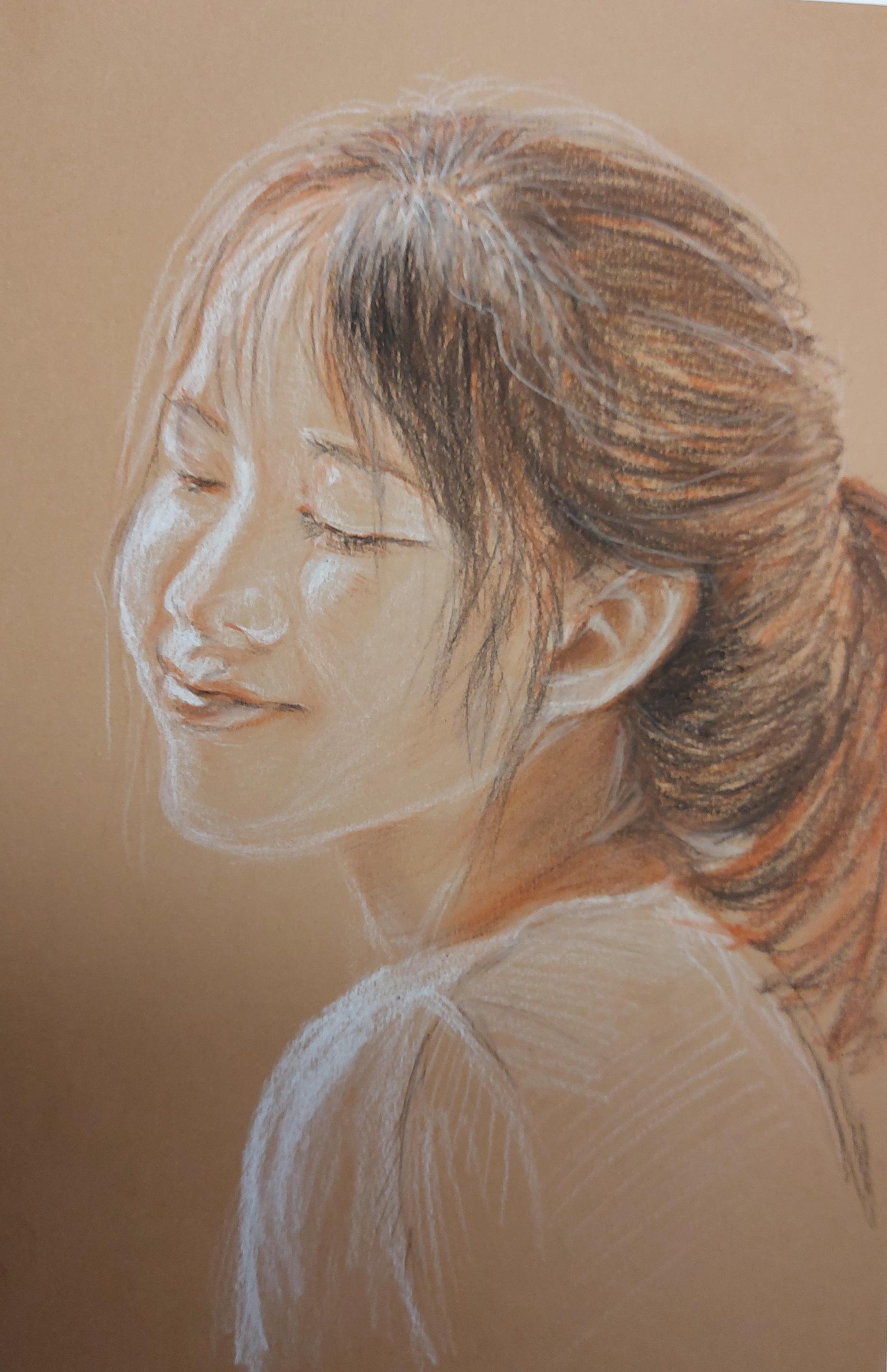 Monochrome Portrait-Quick Fun Study, Portrait Painting Part 2 - image 2 - student project