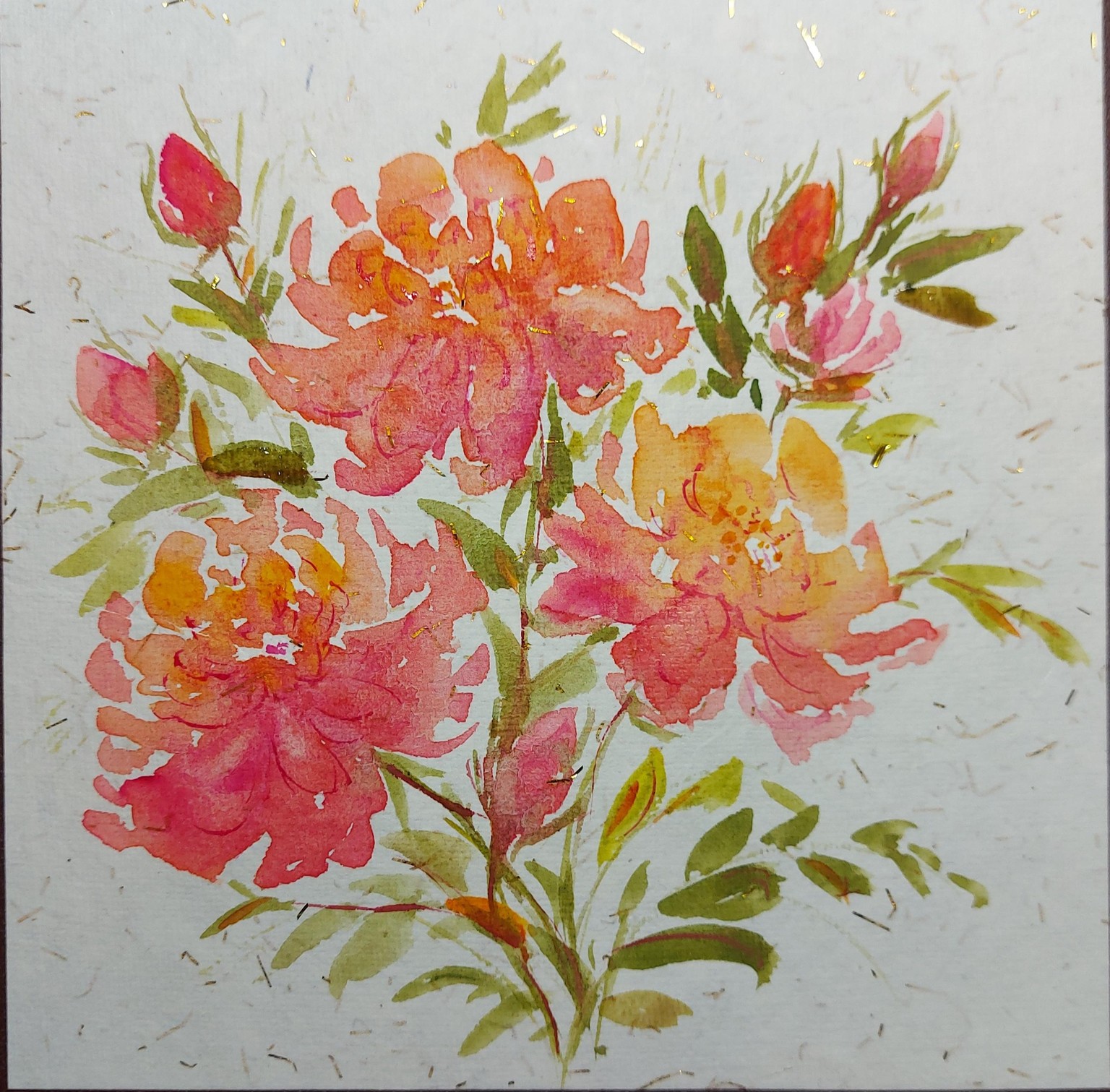 Master Your Brushstrokes in Watercolors: Paint Roses - image 2 - student project