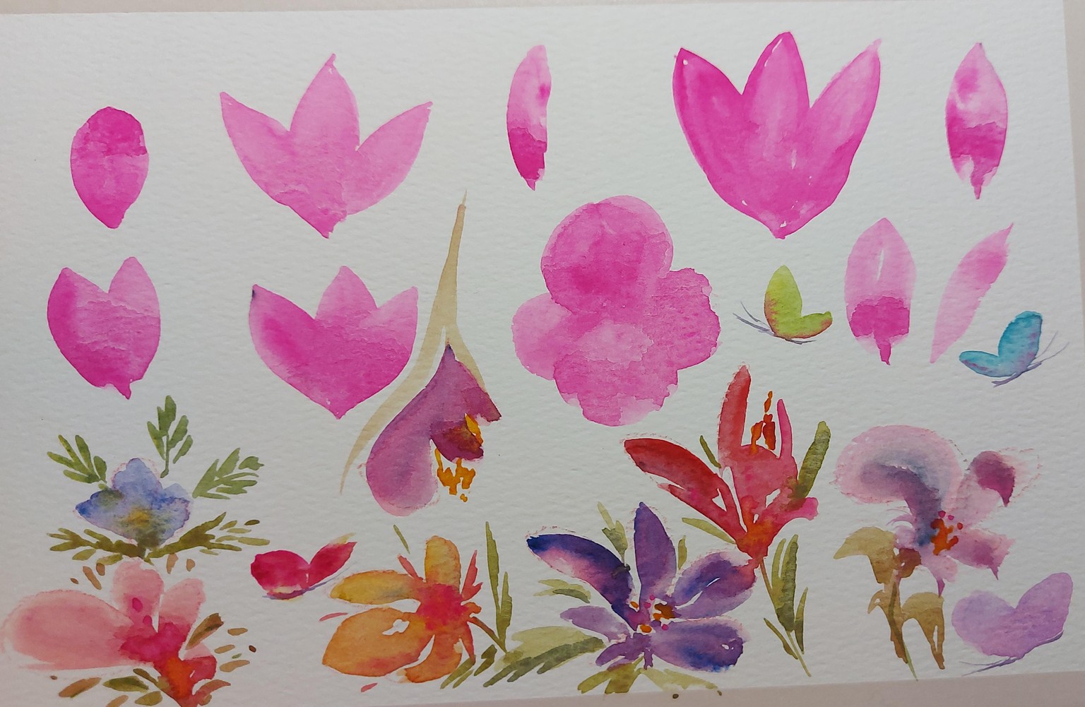 Master Your Brushstrokes in Watercolors: Paint Roses - image 3 - student project